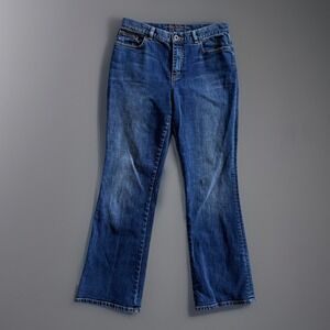 Lauren Jeans Co Bootcut Denim Jeans Womens 6P 90s Mid Rise Stretch